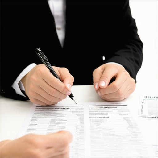 A credit counselor analyzing credit reports with a client, emphasizing error correction.