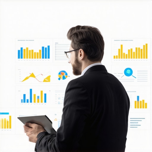 Credit analyst analyzing credit reports with sophisticated tools for dispute resolution.