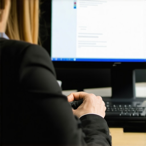 Credit expert analyzing reports and preparing dispute letters