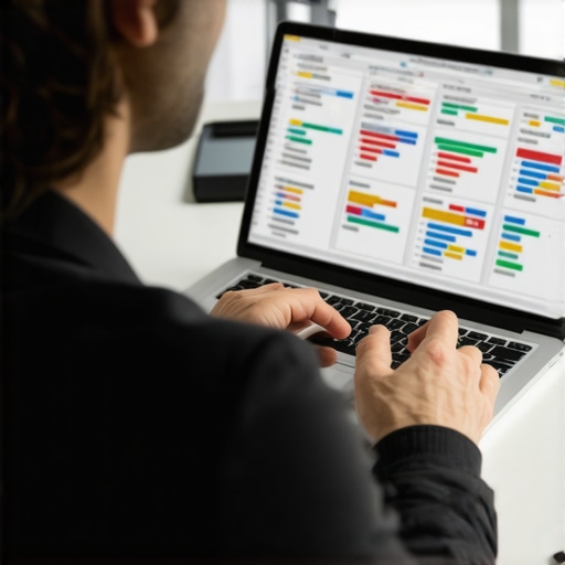 Person reviewing credit reports on a laptop, symbolizing ongoing credit management