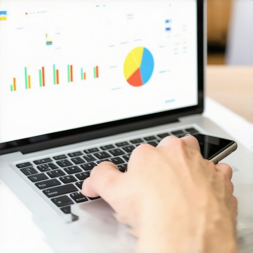 Digital Credit Monitoring Tools in Action Person reviewing credit scores and reports on electronic devices