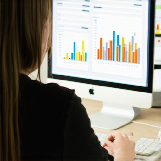 Individual reviewing and disputing credit report errors on a laptop