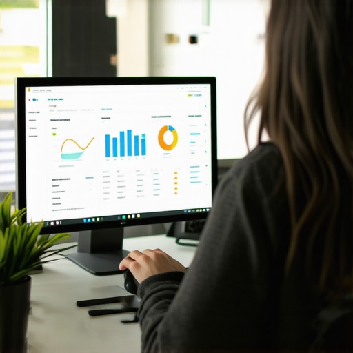 Individual reviewing credit reports on a computer to maintain their credit health.