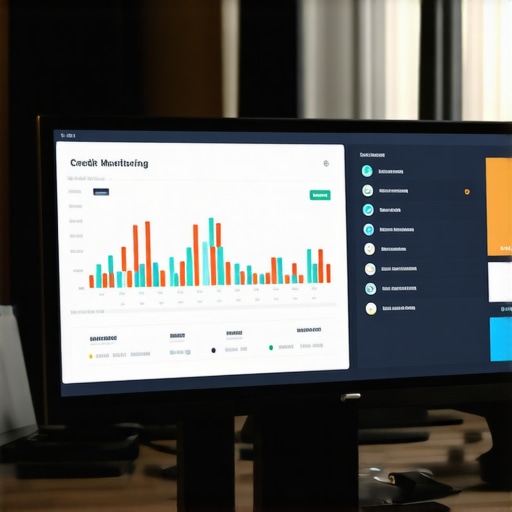 Effective Credit Monitoring Tools Screenshot of credit monitoring dashboard showing credit scores and alerts.