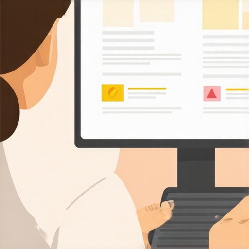 Person disputing credit inquiries on a computer, with legal documents and credit reports