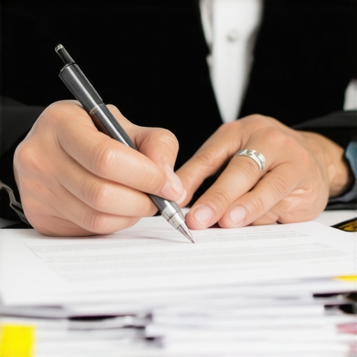 Person writing a detailed credit dispute letter with supporting documents