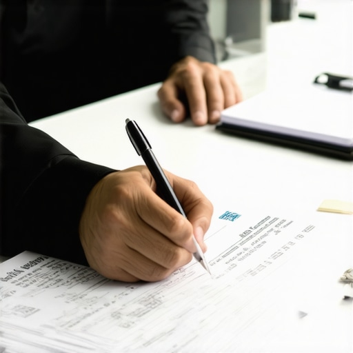 Individual analyzing credit report and evidence for credit correction