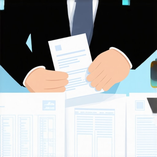 Person analyzing credit reports and mailing dispute letters, symbolizing credit repair process.