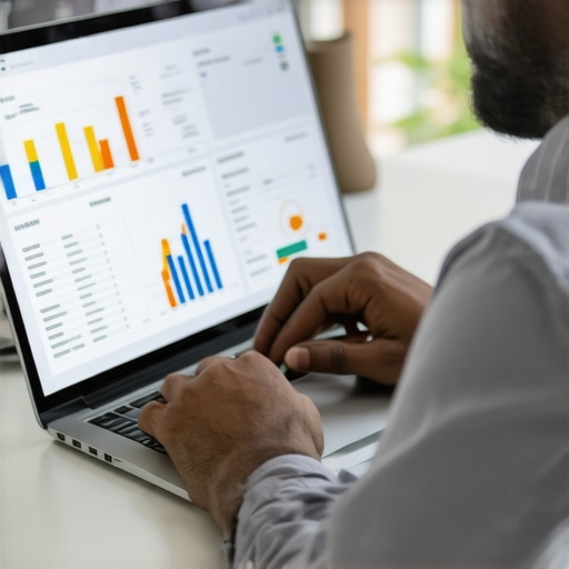 Effective Credit Monitoring Tools for Long-Term Success Person analyzing credit reports on a computer with financial tools