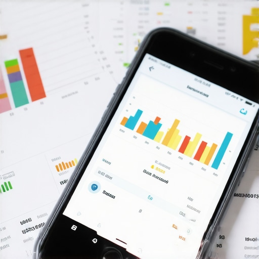 Person reviewing credit scores on mobile app