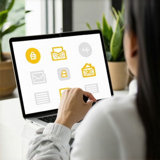 Monitoring and Maintaining Your Credit Profile Individual analyzing credit reports on a computer, surrounded by icons representing various credit maintenance tools.