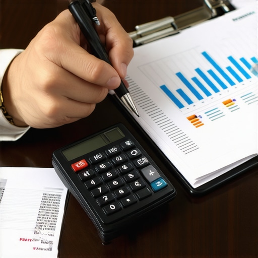 Reviewing Credit Report for Errors Individual analyzing credit report with error highlights marked