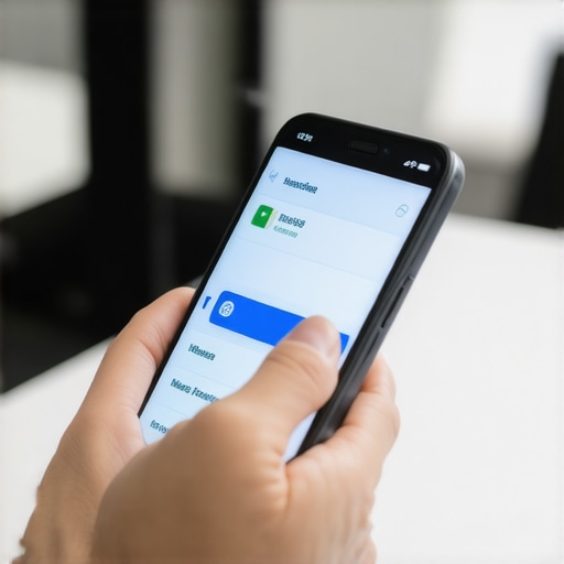 Active Credit Monitoring Person analyzing credit report on digital device with financial charts in the background