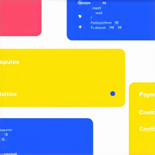 Illustration of a roadmap with steps for credit score improvement.