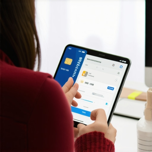 Managing Credit Balances Effectively A person monitoring credit card balances on digital devices to improve credit utilization