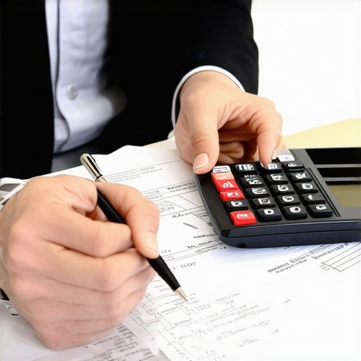 Person analyzing credit reports and notes to identify errors and strategize credit repair.