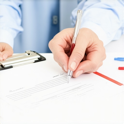 Person mailing a certified letter for debt validation
