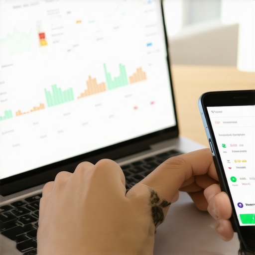 Using Financial Tools for Credit Management Person analyzing credit scores and reports with digital devices