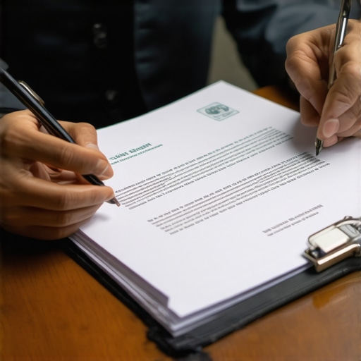 Person working on credit report disputes with documents and a calculator