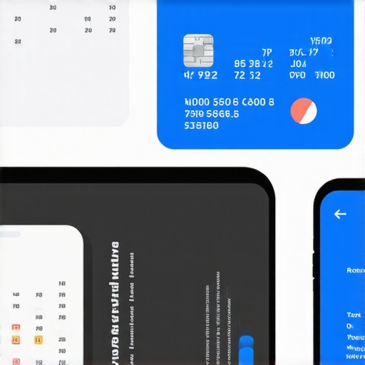 Person scheduling online payments with calendar and smartphone
