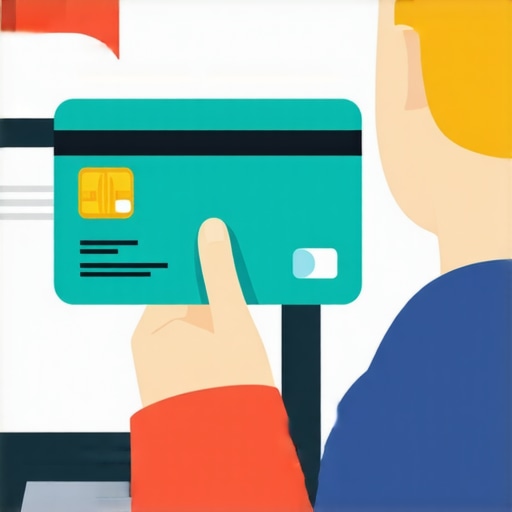 Strategic Credit Management Person managing credit card balances on a laptop for credit score optimization.