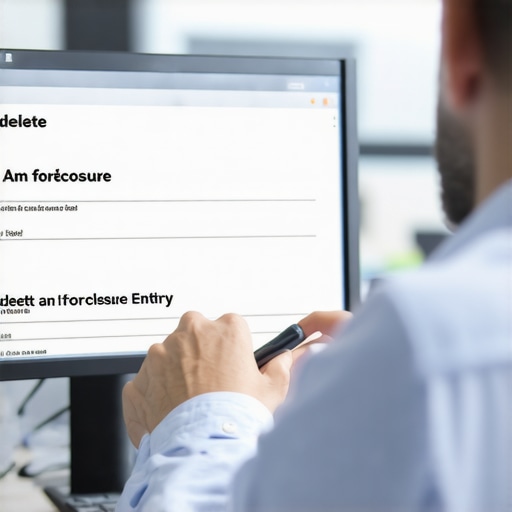 The Secret to Deleting an Incorrect Foreclosure Entry