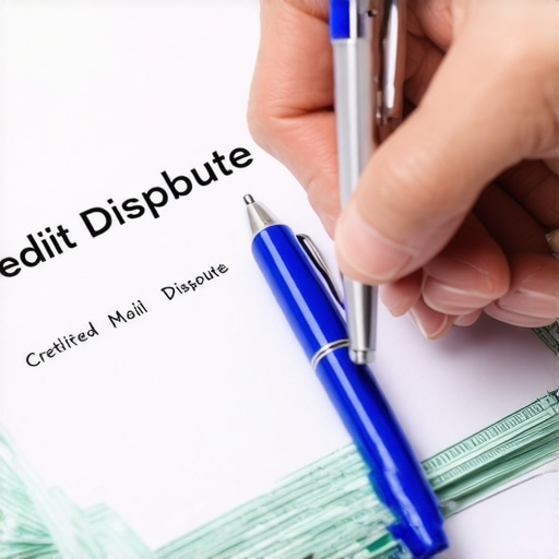 A hand-signed dispute letter and certified mail receipts Physical evidence needed for a successful credit dispute process including a signed letter and postal receipts.
