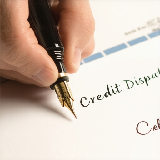 Hand signing a credit dispute letter to avoid automated filters