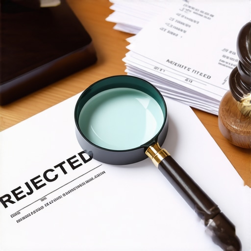 Close up of credit report with magnifying glass and certified mail receipts for a manual dispute process.