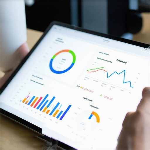 A person monitoring their credit score trends and financial security on a professional digital dashboard.