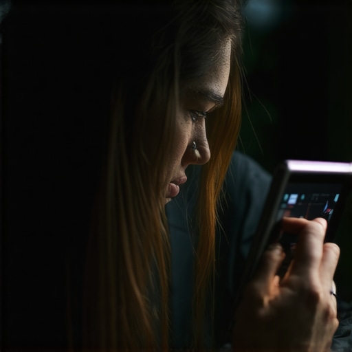 A person analyzing stagnant credit score data on a tablet