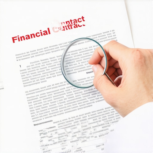 A magnifying glass highlighting errors in a financial document to represent advanced credit repair.