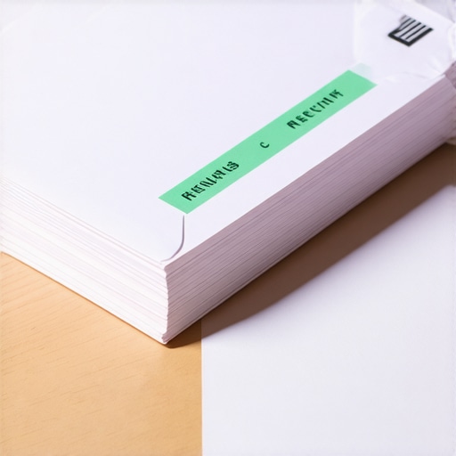 Certified mail envelopes with green return receipt cards used for credit repair disputes.