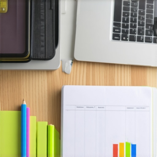 A person tracking their credit score and financial progress at a desk.
