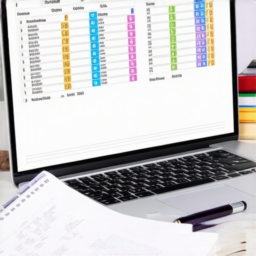 Professional credit repair tracking spreadsheet and organized filing system