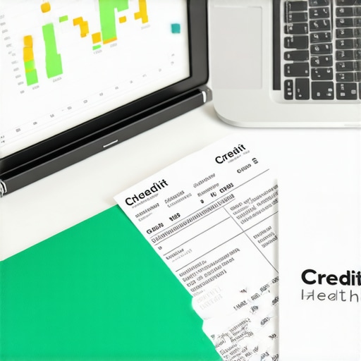 Essential Tools for Long-Term Credit Maintenance A desk with credit monitoring tools, certified mail receipts, and a credit organization binder.