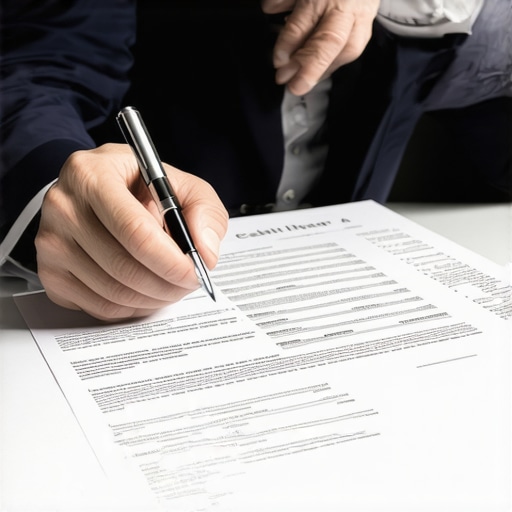 Expert Credit Report Review Person analyzing credit report errors with a magnifying glass and legal papers.