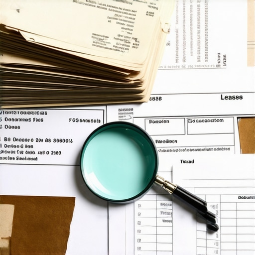 Finding old lease documents for credit dispute evidence Close up of a person organizing a paper trail for a credit dispute
