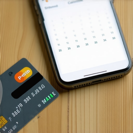 A smartphone showing a calendar and a credit card representing the AZEO strategy execution.