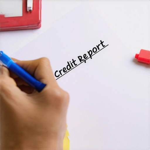 Person writing a credit dispute letter by hand on yellow paper to bypass automated scanners.