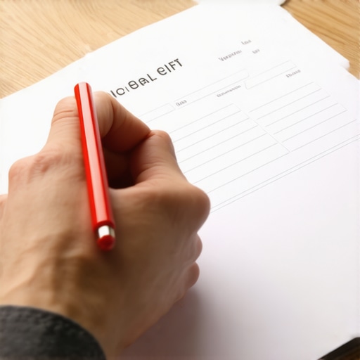 A close-up of a credit report with a red circle around an error.