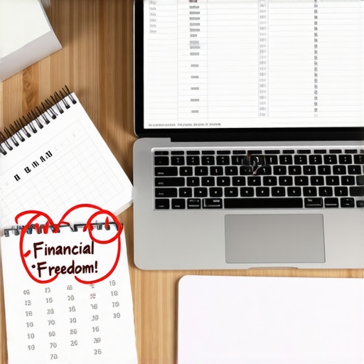 Credit monitoring spreadsheet and physical record-keeping setup