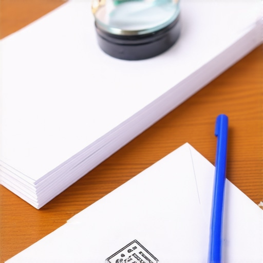 Managing your own credit repair with physical documents Paper credit reports and certified mail envelope on a desk for manual credit dispute