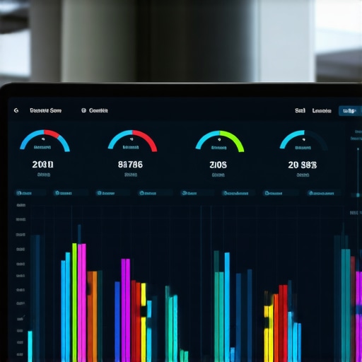 Monitoring Credit Score Trends with Modern Tools Digital dashboard tracking credit score trends and financial growth
