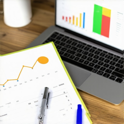 A professional binder and tools used for maintaining and auditing a personal credit report.