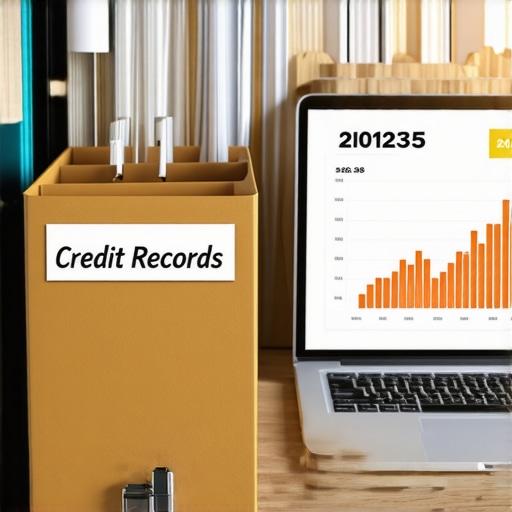 Accordion folder and digital tools for maintaining a high credit score