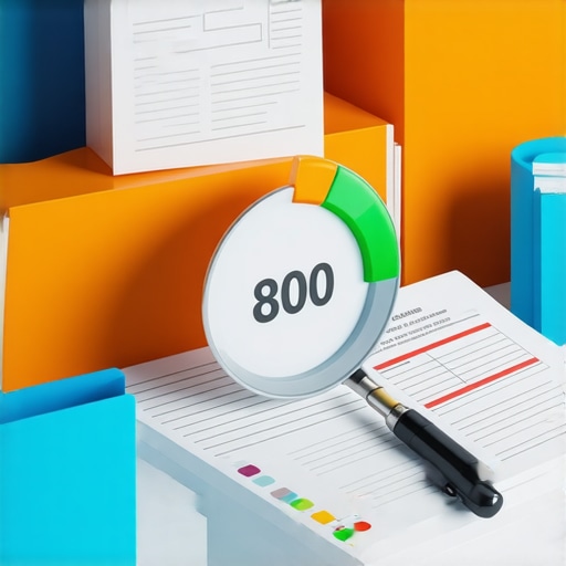 A digital dashboard showing a high credit score and organized financial records for maintenance.