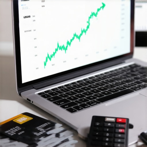 Close-up of credit score dashboard and financial tools