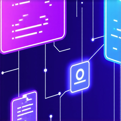 An abstract digital representation of the e-OSCAR automated credit dispute system showing filtered data nodes.