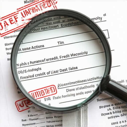 A magnifying glass highlighting specific dates on a credit report to illustrate how paying old debt can update the last activity date.